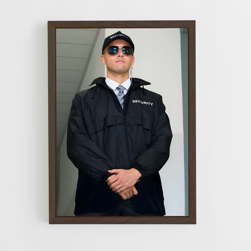 ap-security guard-1 cadre Bois foncé