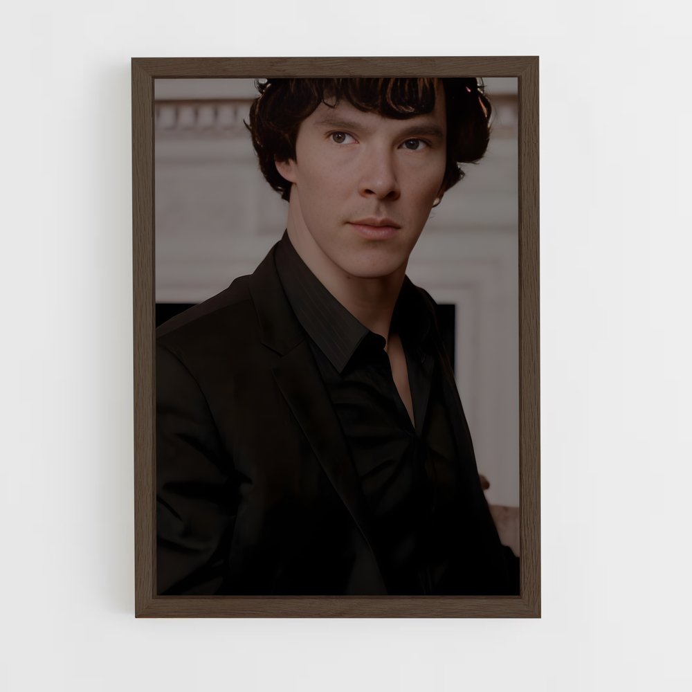 ap-sherlock holmes-3 cadre Bois foncé
