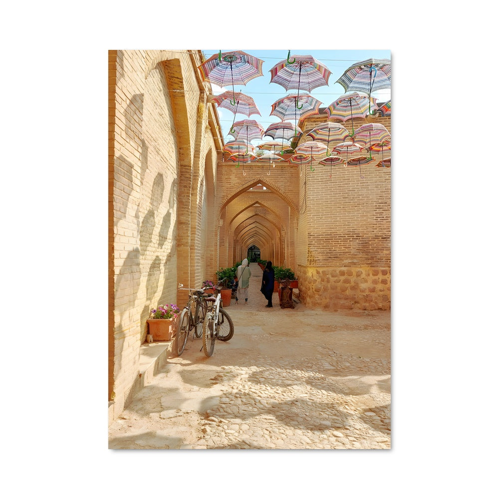 Poster Ciel d'Umbrelles