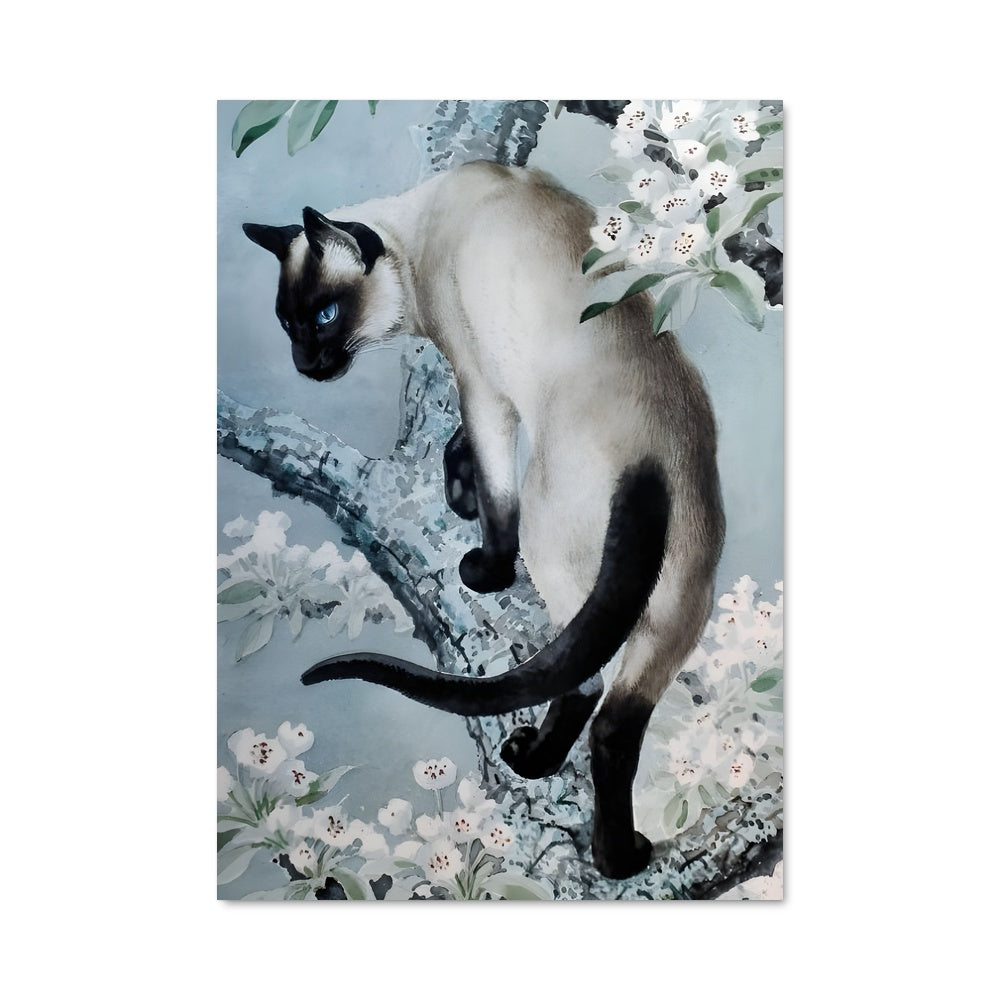 Poster Siamois Équilibriste