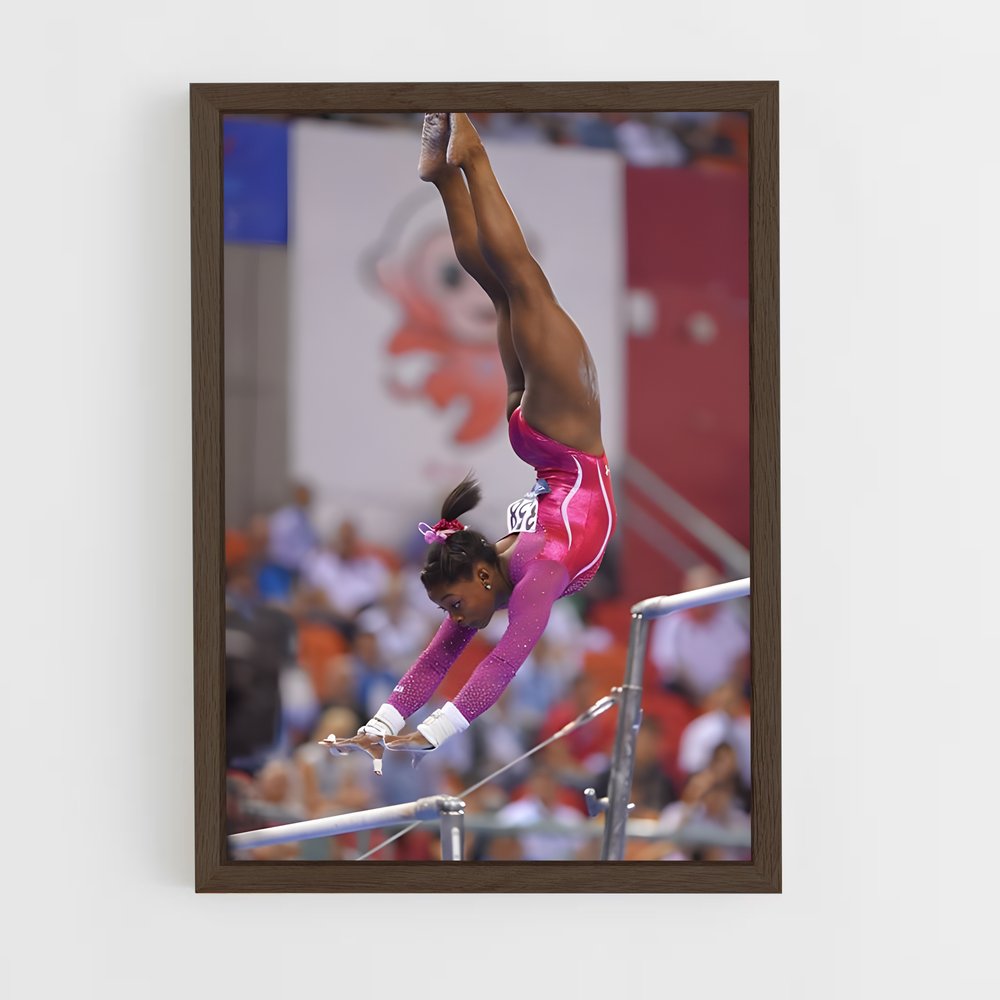 ap-simone biles-9 cadre Bois foncé