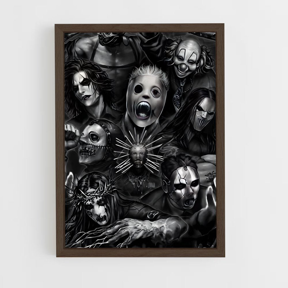 ap-slipknot-4 cadre Bois foncé