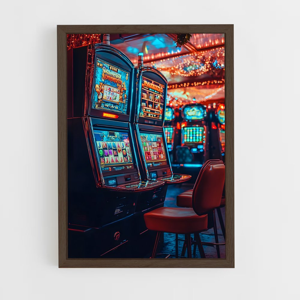 ap-slot machines-3 cadre Bois foncé
