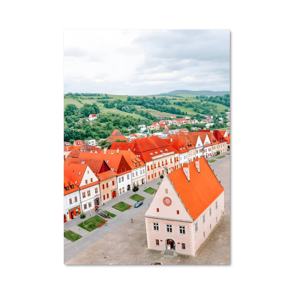 Poster Toit Rouge de Bratislava