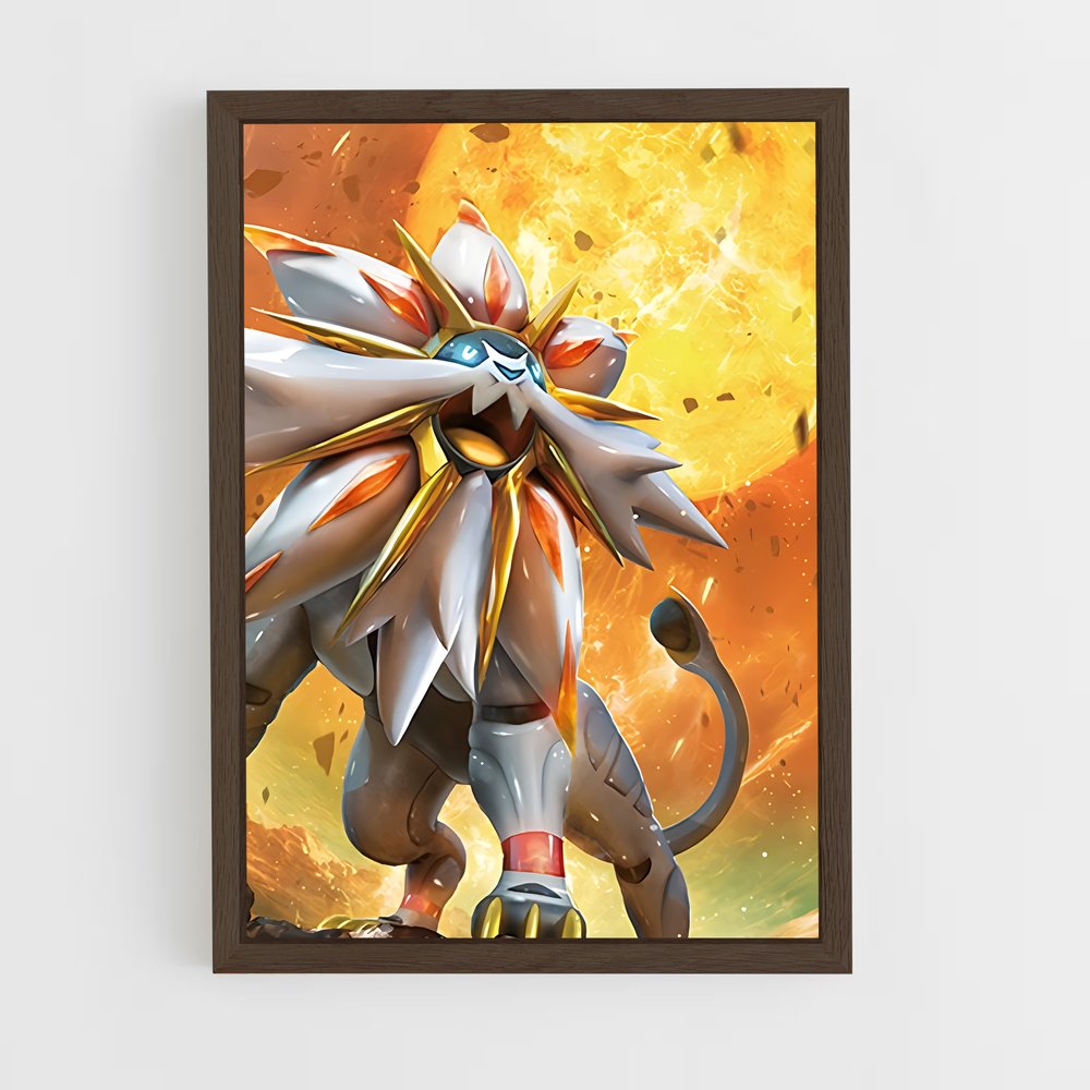 ap-solgaleo-1 cadre Bois foncé