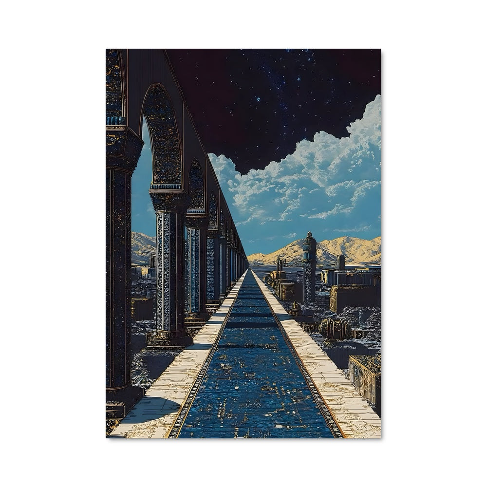 Poster Ville Céleste