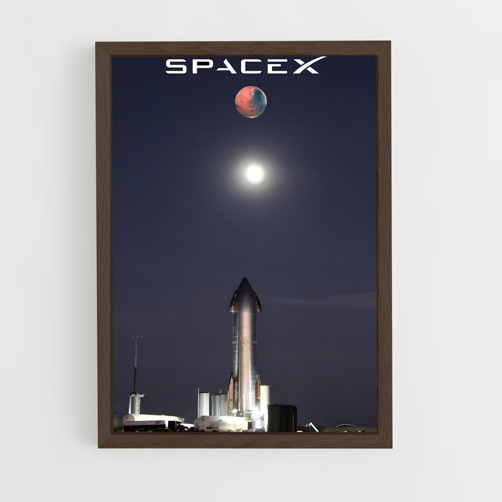 ap-spacex-13 cadre Bois foncé