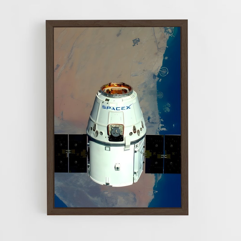 ap-spacex-18 cadre Bois foncé