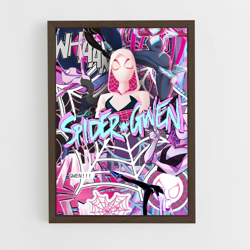 ap-spider gwen-7 cadre Bois foncé