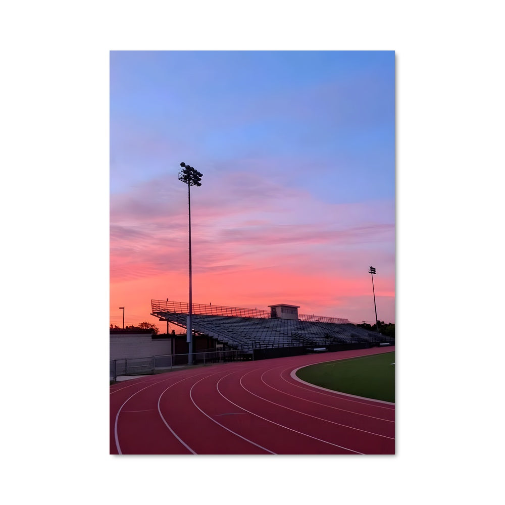 Poster Crépuscule sur la Piste