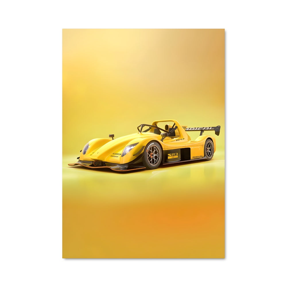 Poster Speedster Jaune