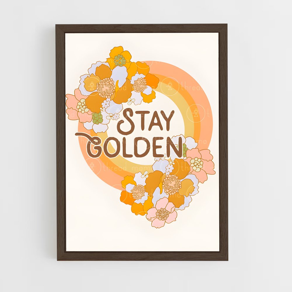 ap-stay golden-2 cadre Bois foncé