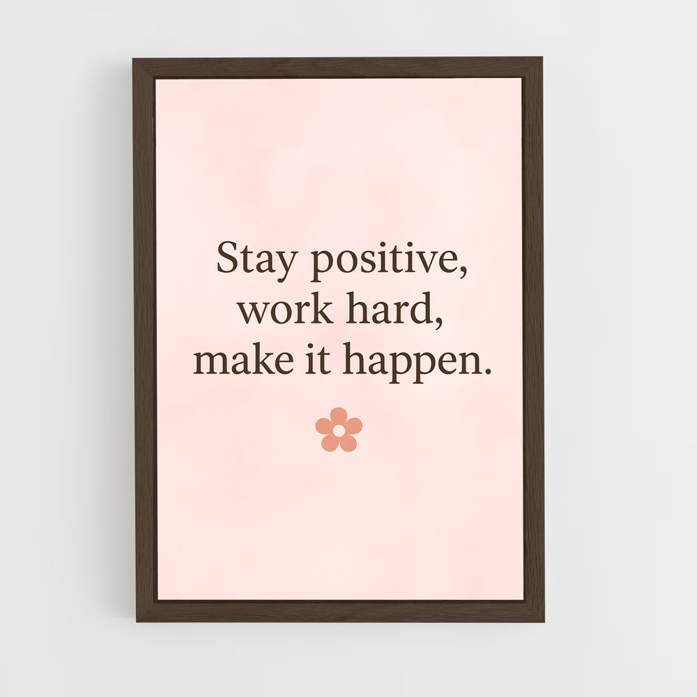 ap-stay positive-3 cadre Bois foncé
