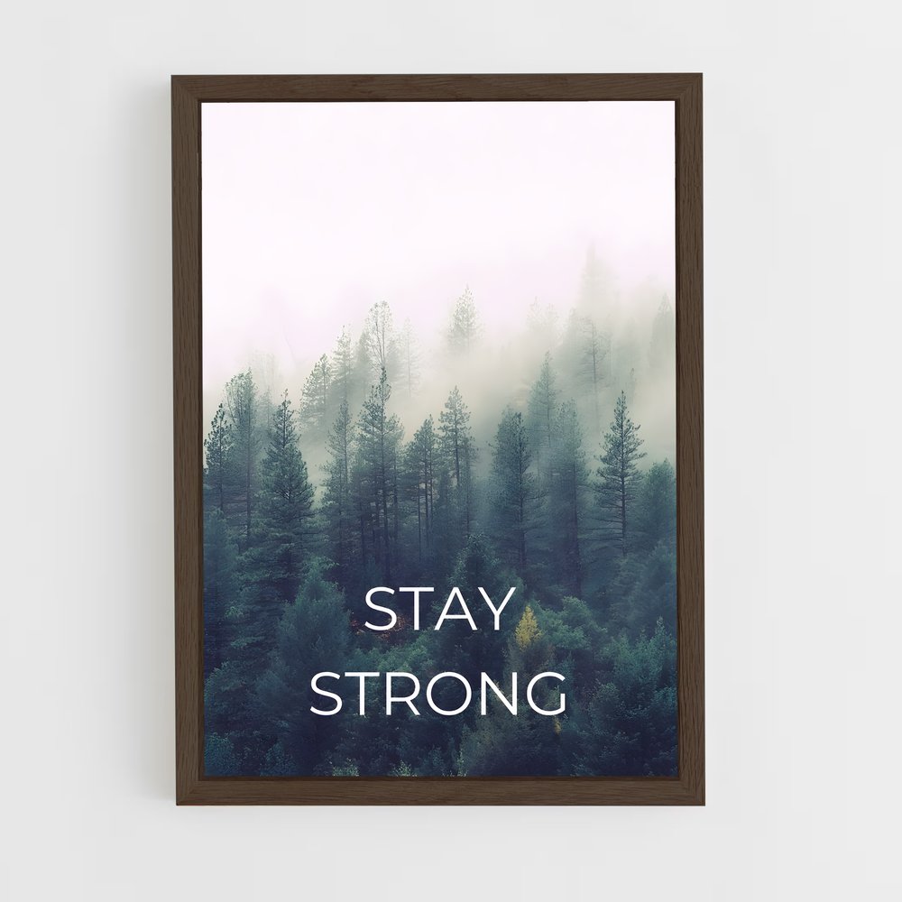 ap-stay strong-8 cadre Bois foncé