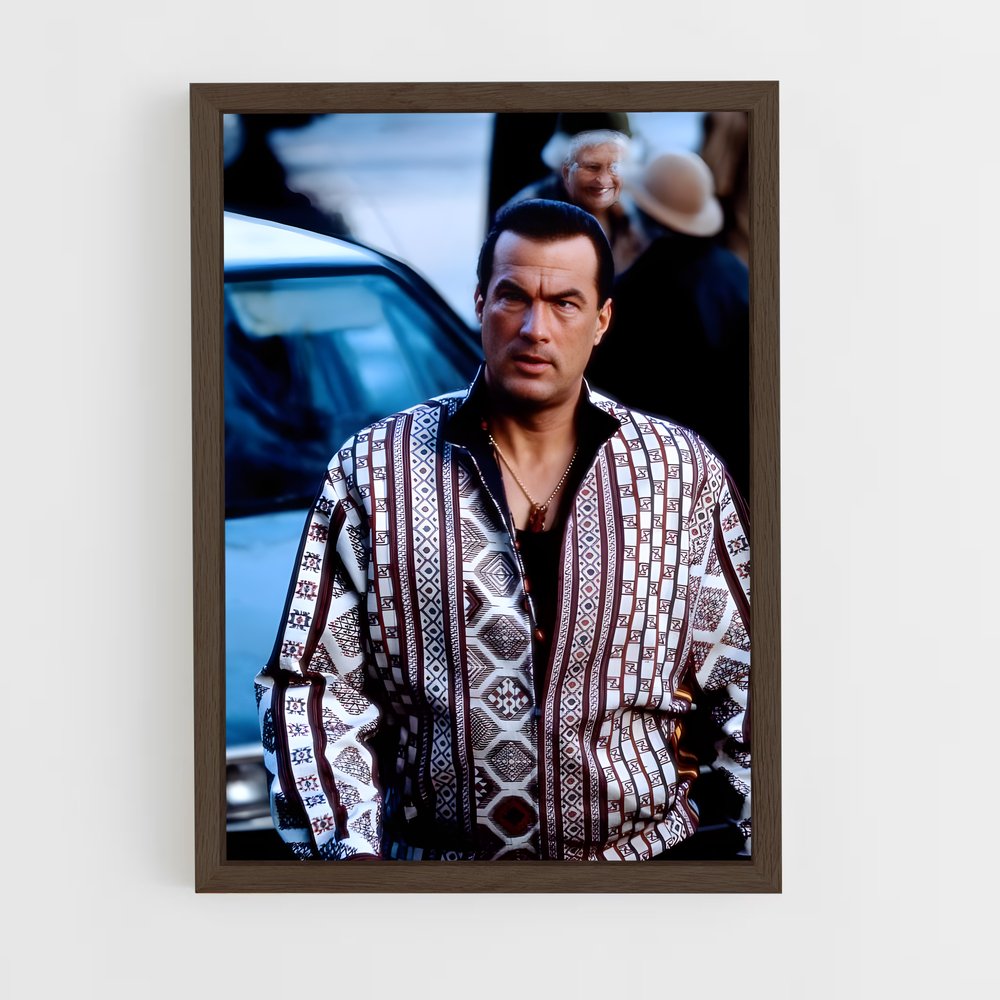 ap-steven seagal-5 cadre Bois foncé