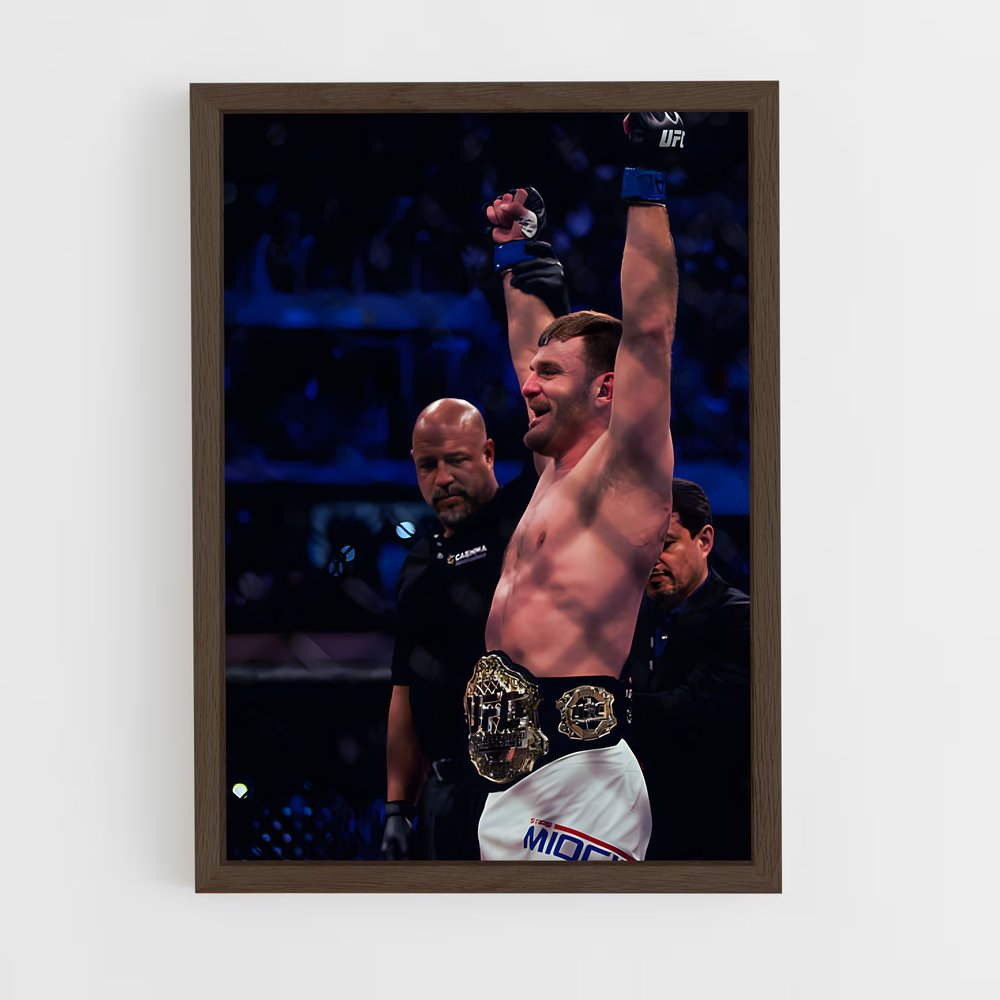 ap-stipe miocic-10 cadre Bois foncé