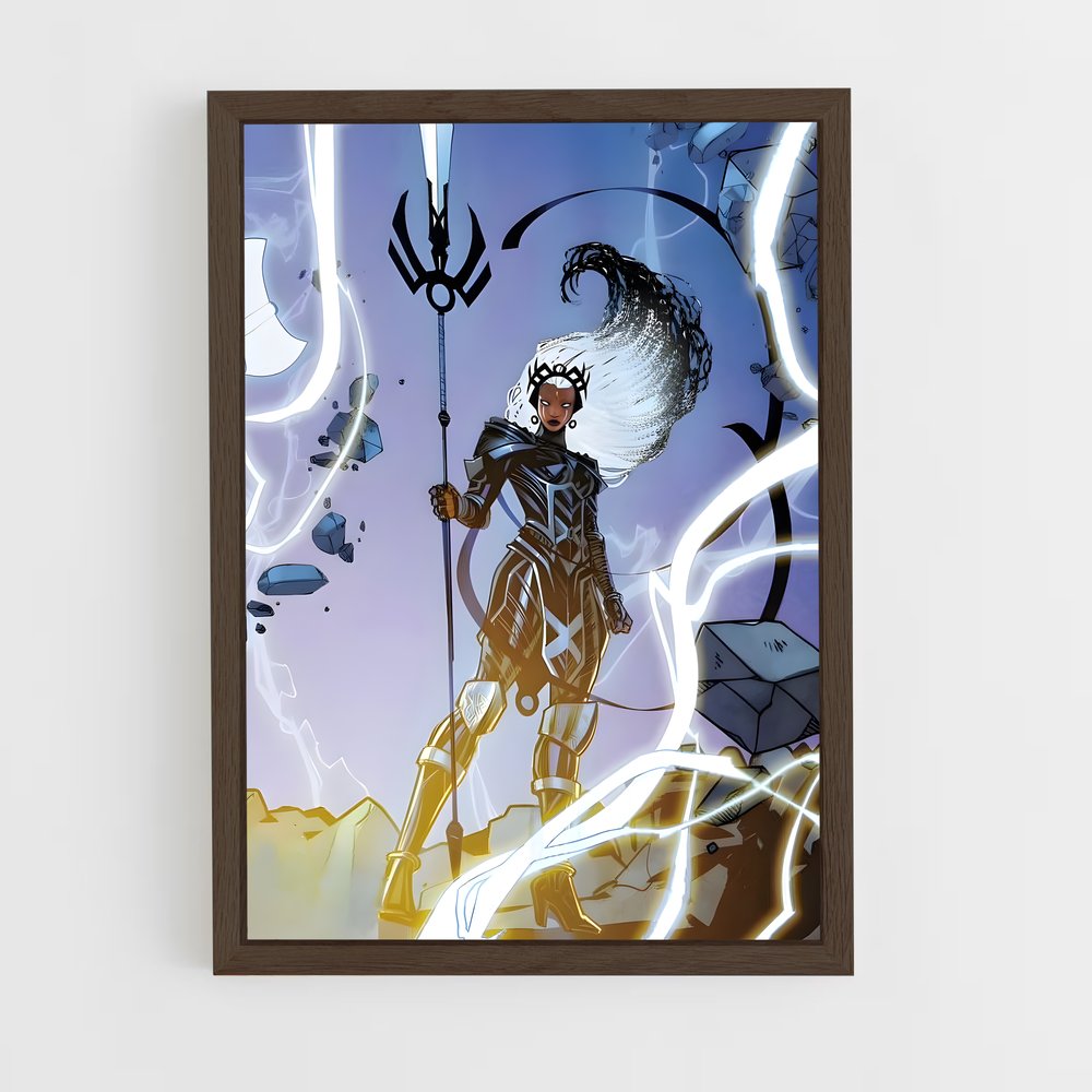 ap-storm x-men-10 cadre Bois foncé