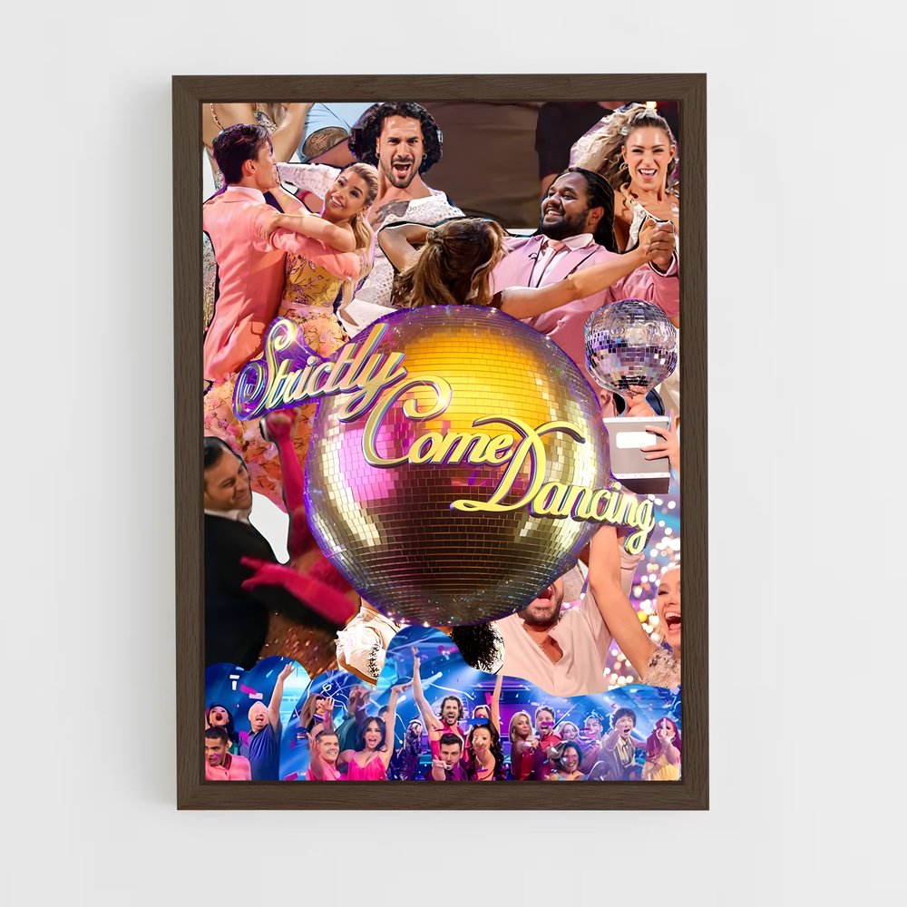 ap-strictly come dancing-1 cadre Bois foncé