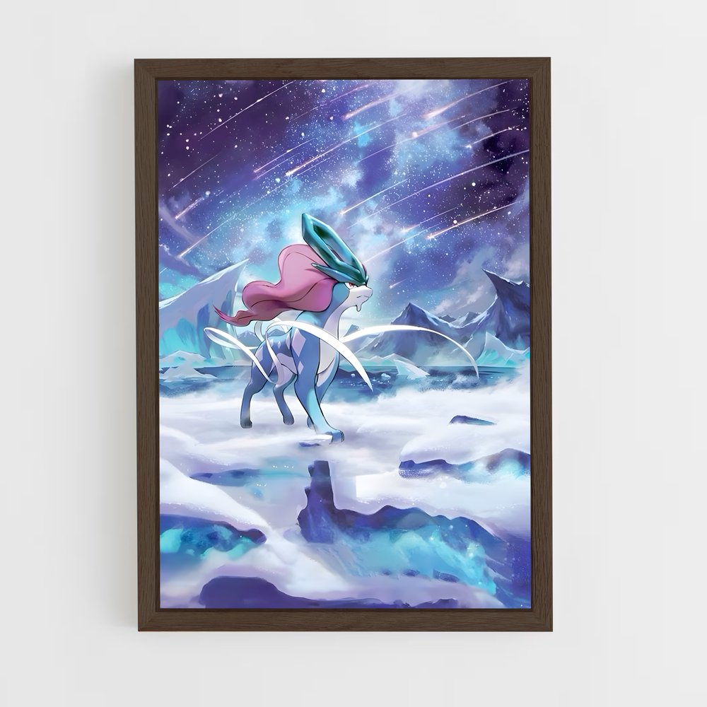 ap-suicune-2 cadre Bois foncé