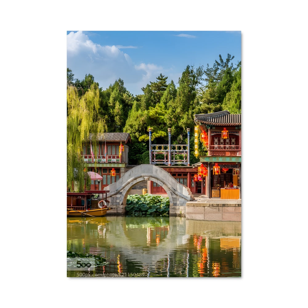 Poster Pont de la Sérénité