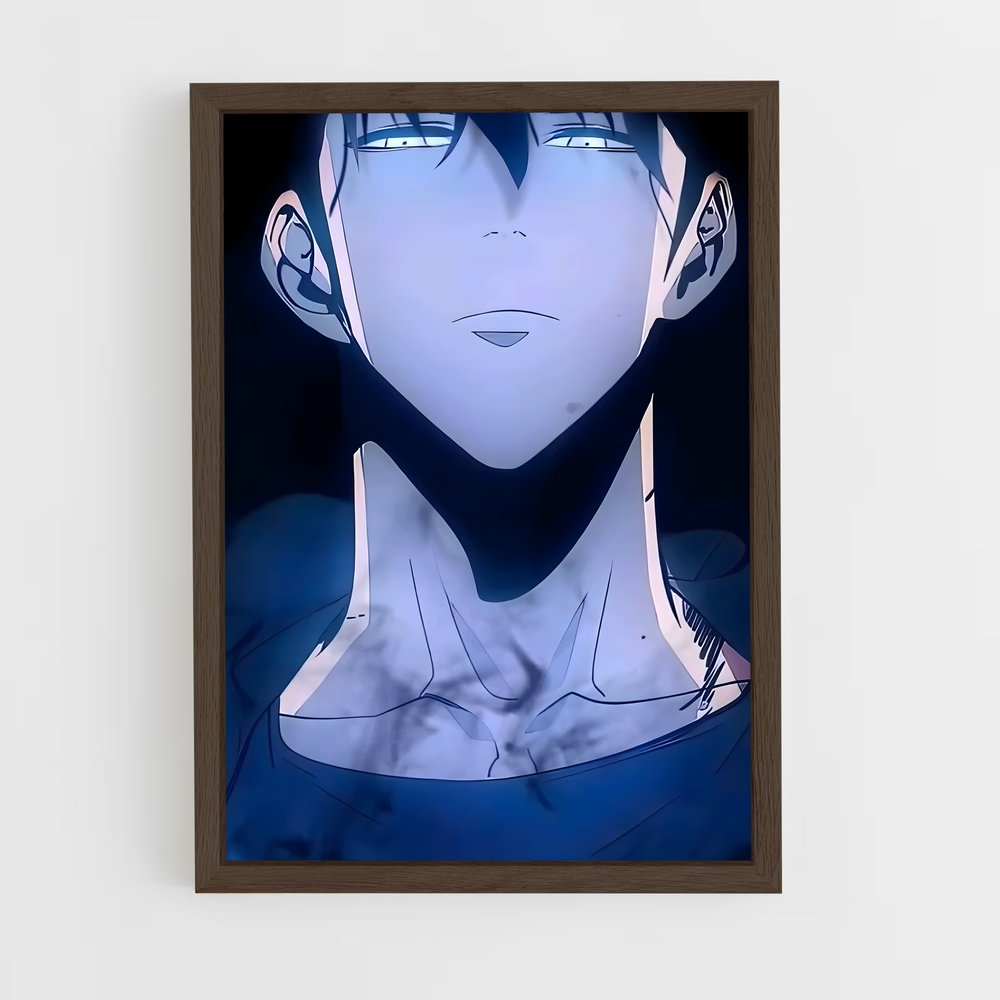 ap-sung jin woo-2 cadre Bois foncé