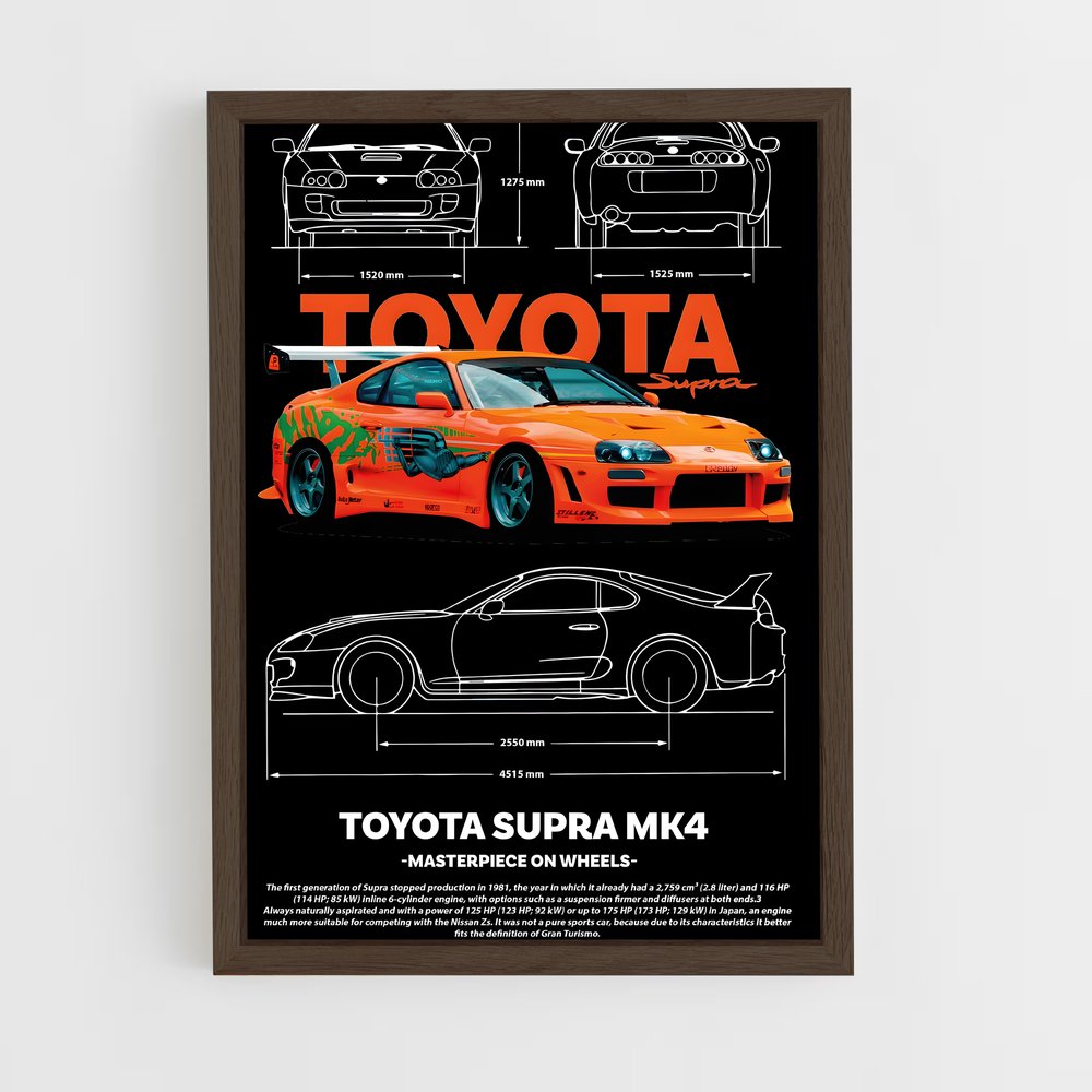 ap-supra mk4-7 cadre Bois foncé