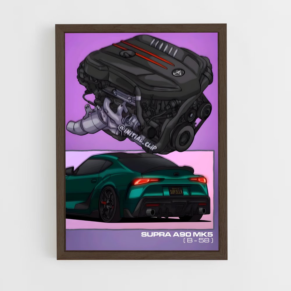 ap-supra mk5 a90-3 cadre Bois foncé