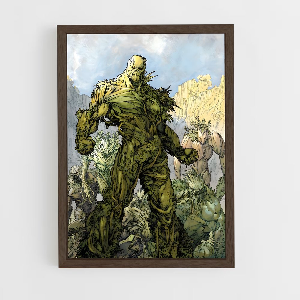 ap-swamp thing-1 cadre Bois foncé
