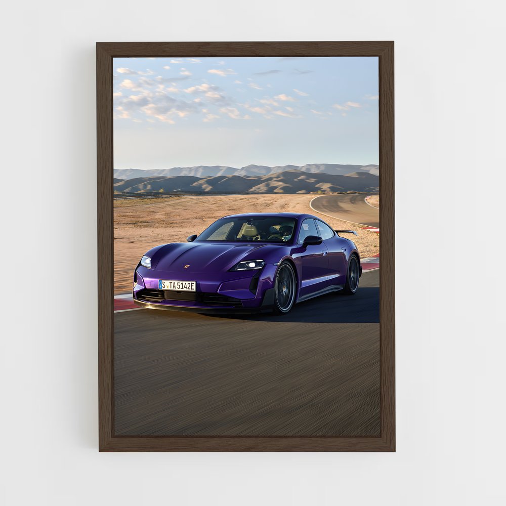 ap-taycan turbo gt-1 cadre Bois foncé