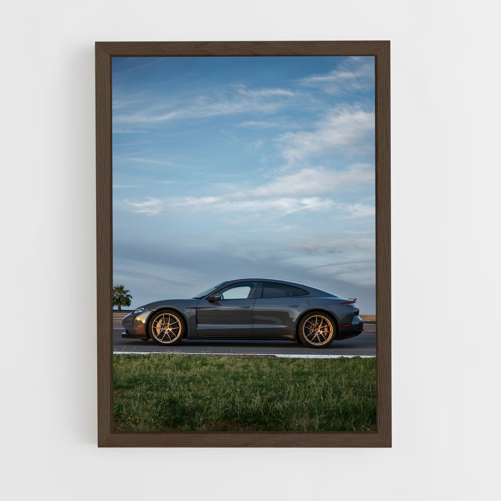 ap-taycan turbo gt-6 cadre Bois foncé