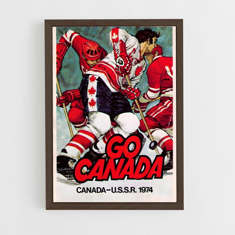 ap-team canada hockey-3 cadre Bois foncé