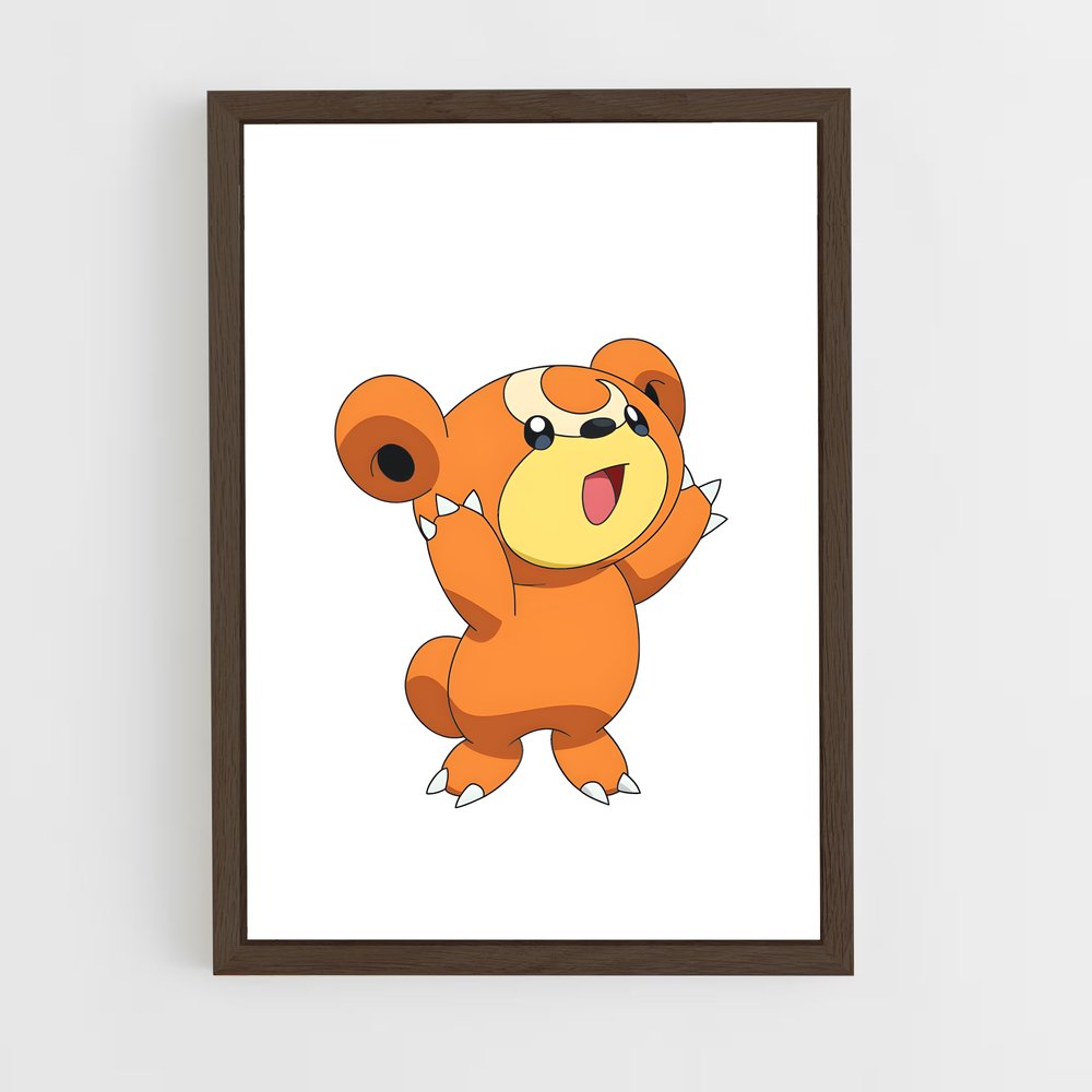 ap-teddiursa-1 cadre Bois foncé
