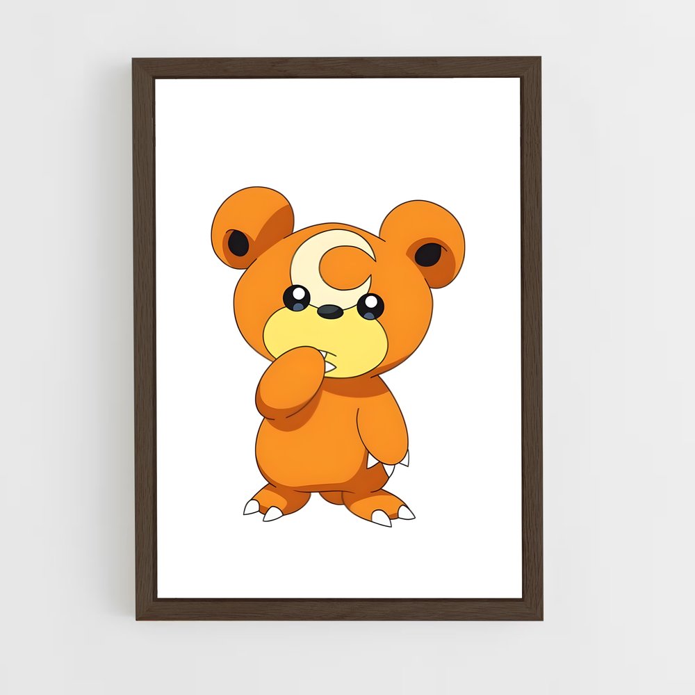 ap-teddiursa-3 cadre Bois foncé