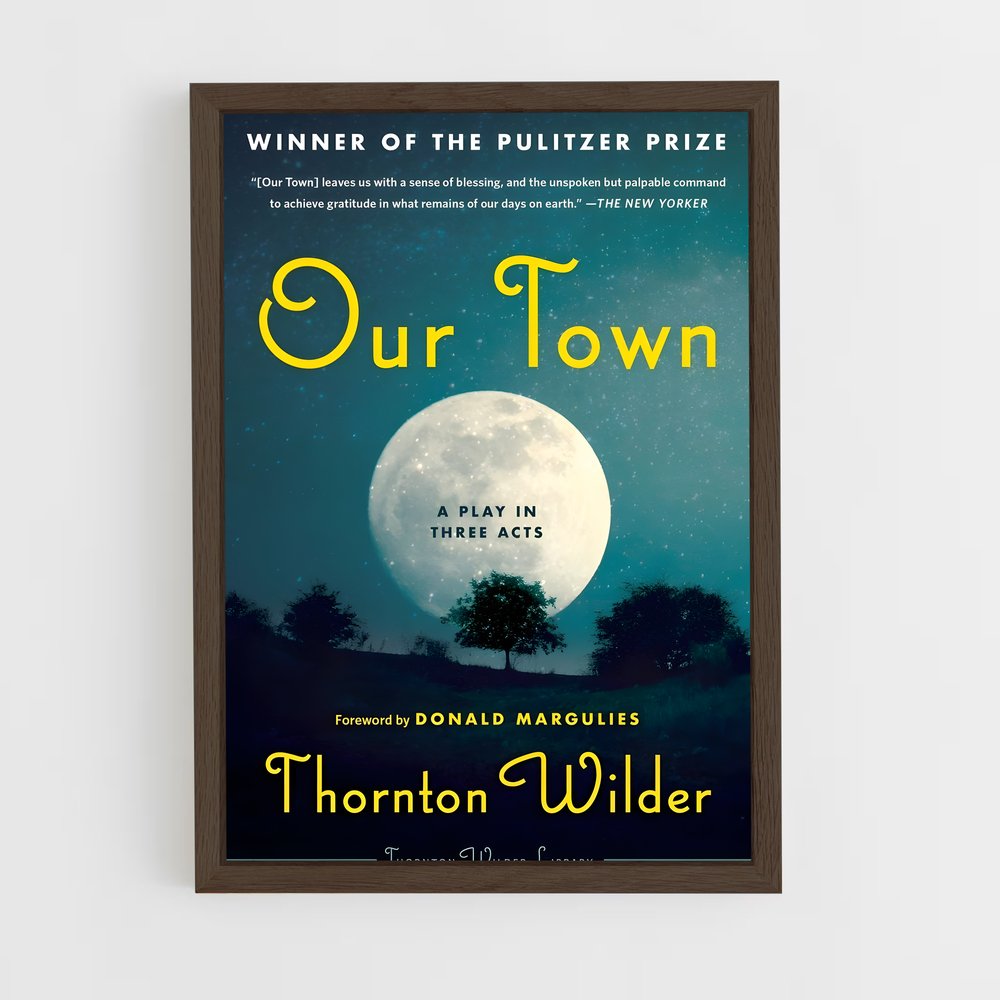 ap-thornton wilder-3 cadre Bois foncé