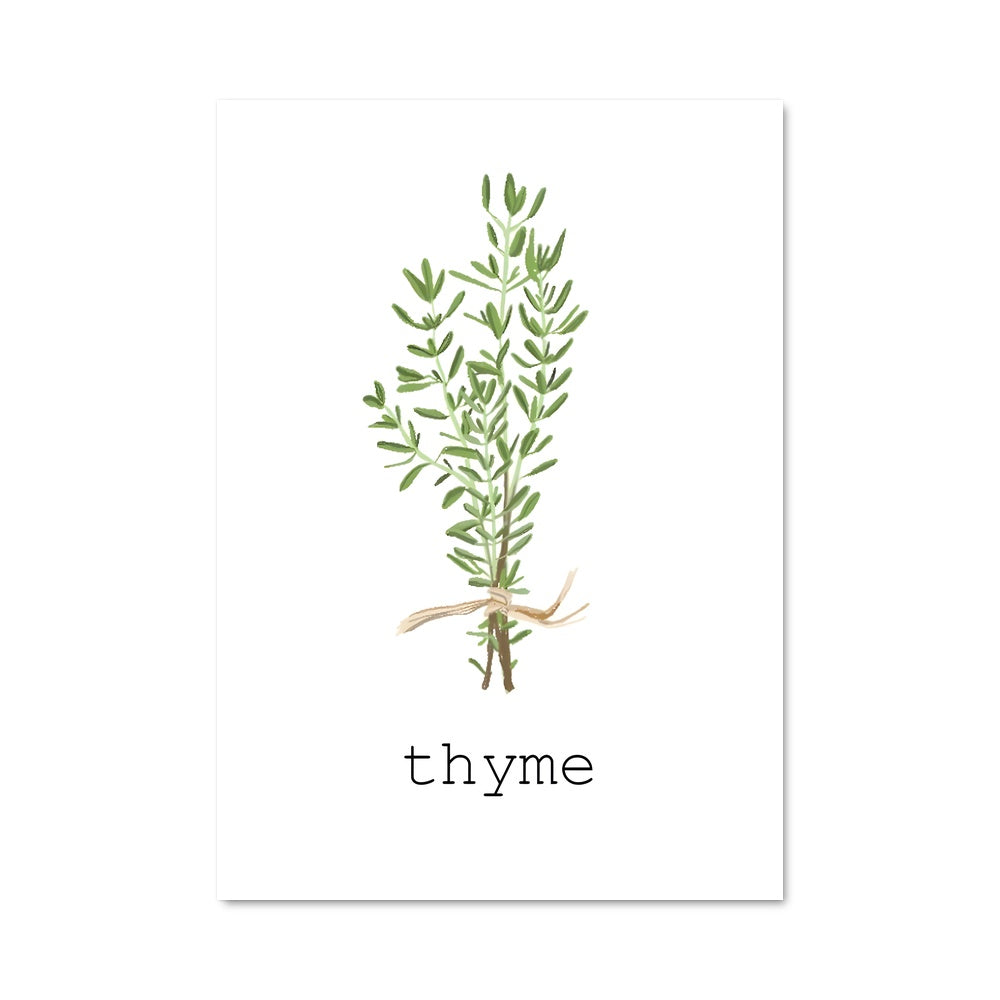 Poster Thyme & Essence