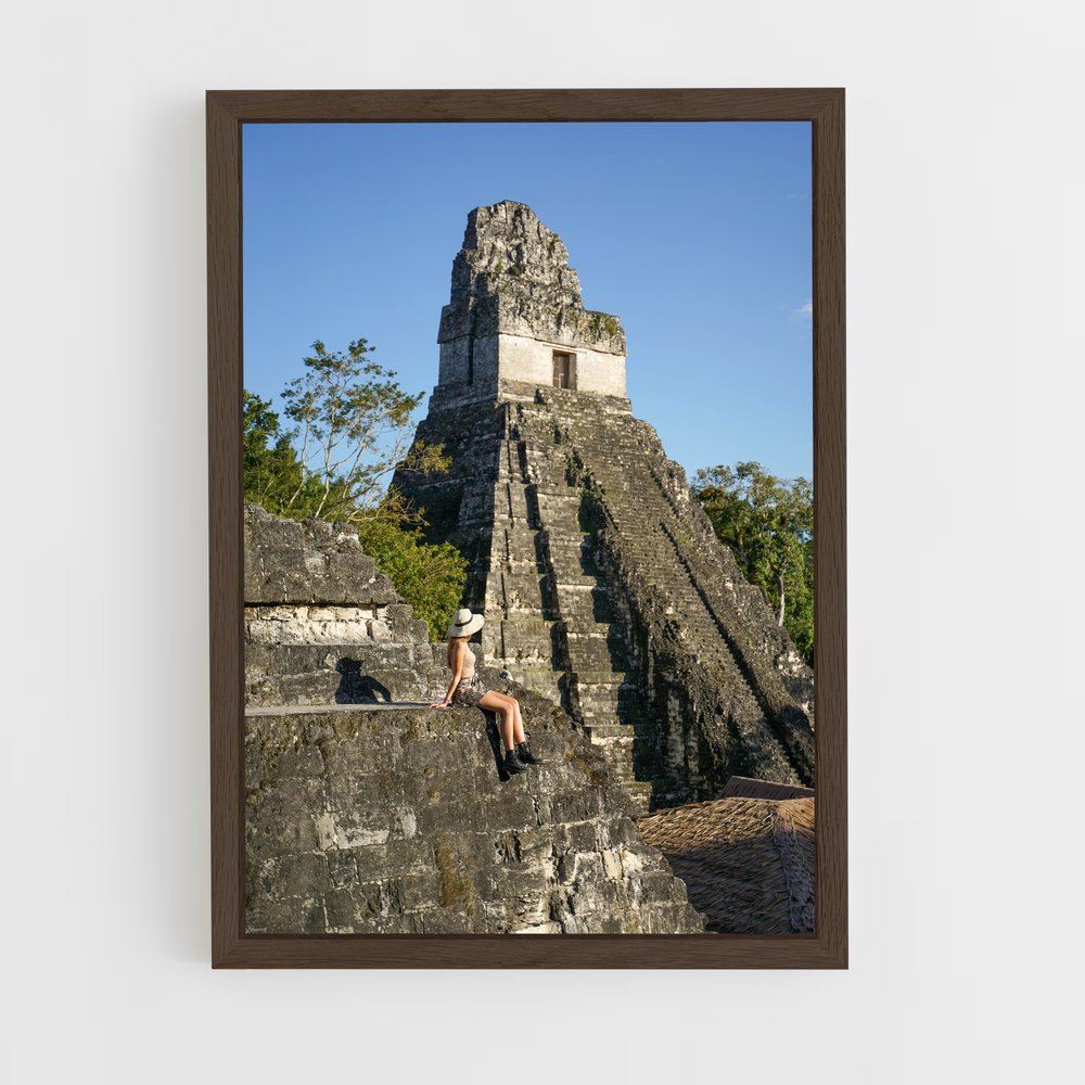 ap-tikal-8 cadre Bois foncé