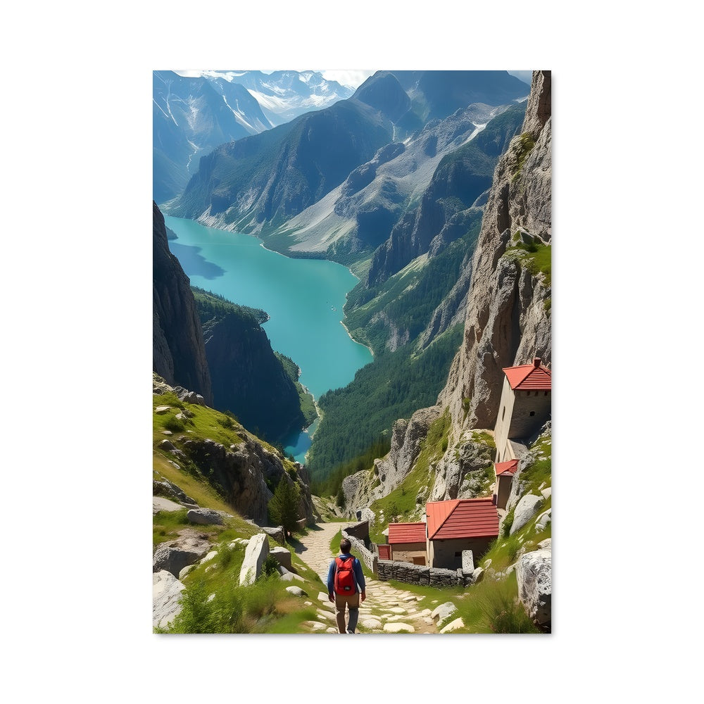 Poster Chemin Vers La Maison