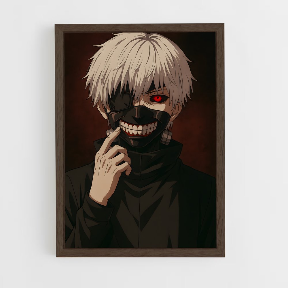 ap-tokyo ghoul-3 cadre Bois foncé