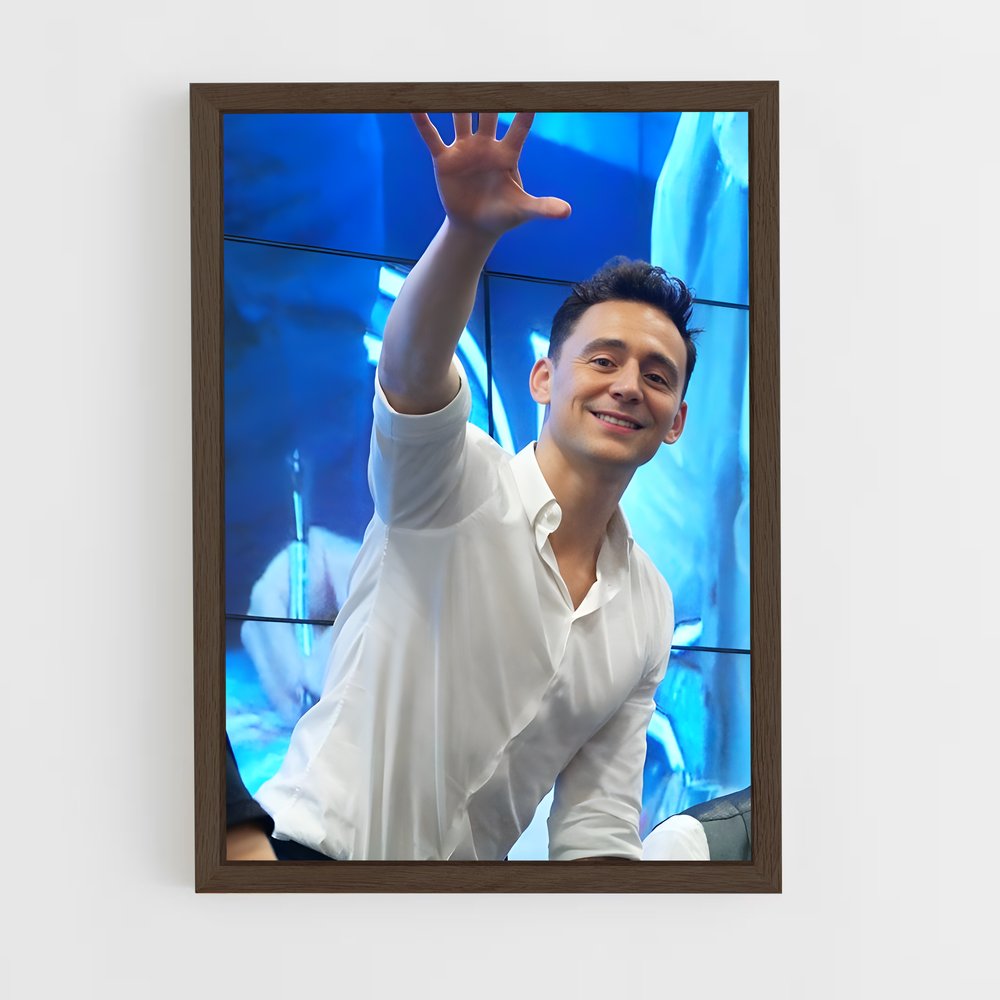 ap-tom hiddleston-12 cadre Bois foncé