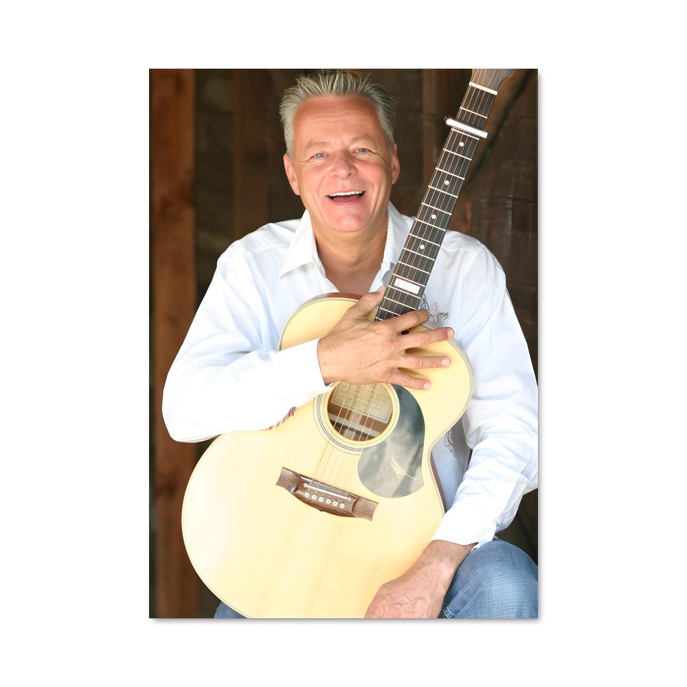 Poster Guitariste Rayonnant