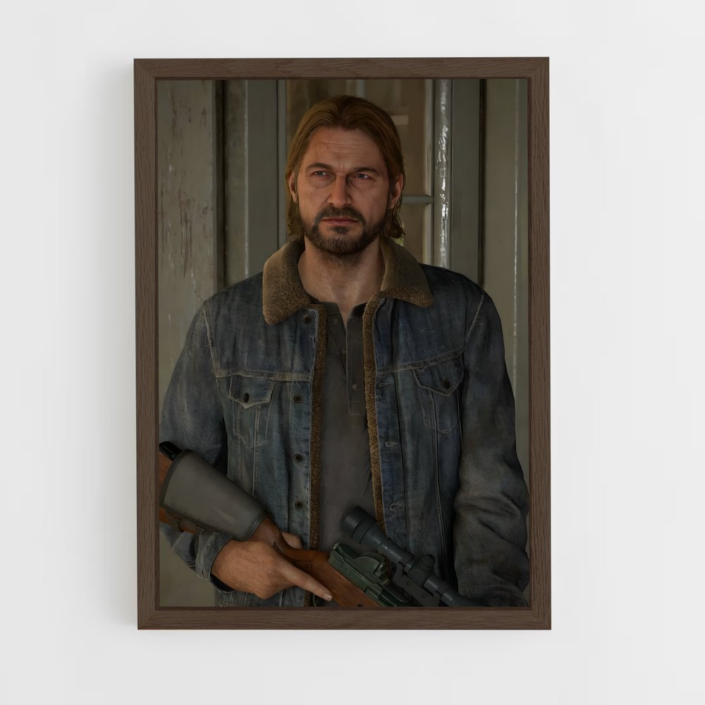 ap-tommy miller-1 cadre Bois foncé