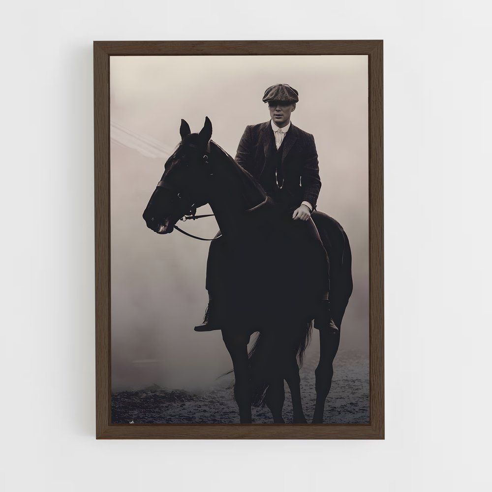 ap-tommy shelby-12 cadre Bois foncé