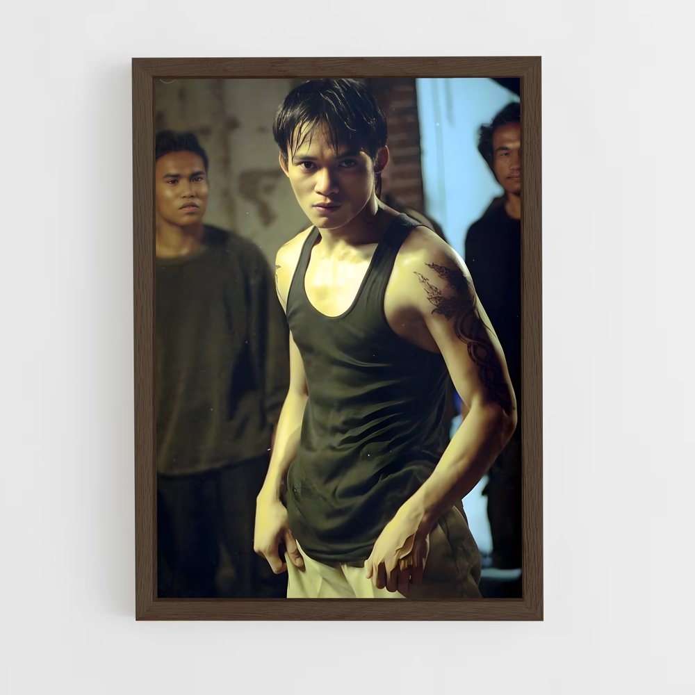ap-tony jaa-3 cadre Bois foncé