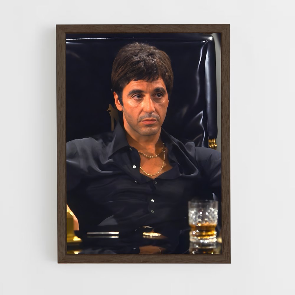 ap-tony montana-2 cadre Bois foncé