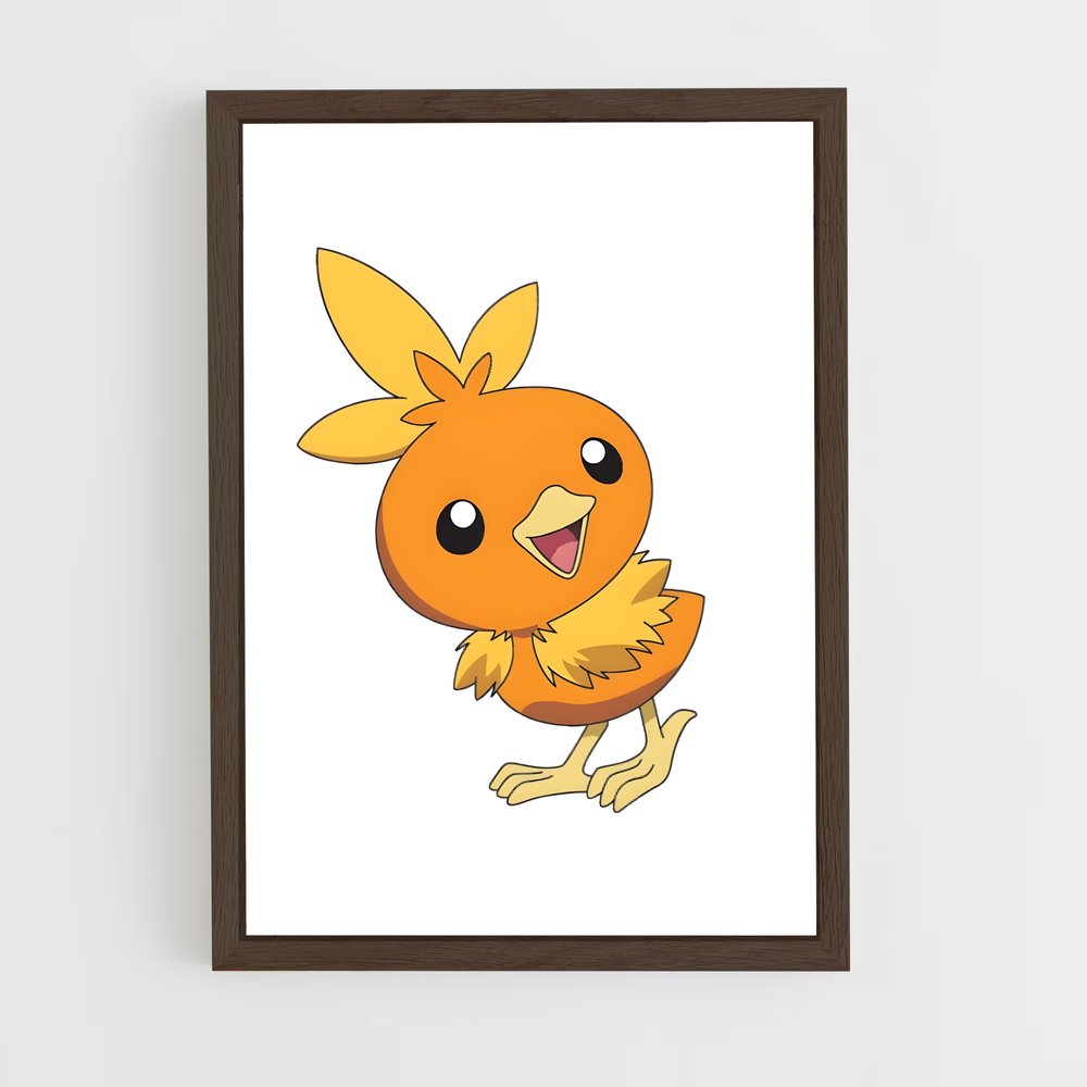ap-torchic-4 cadre Bois foncé