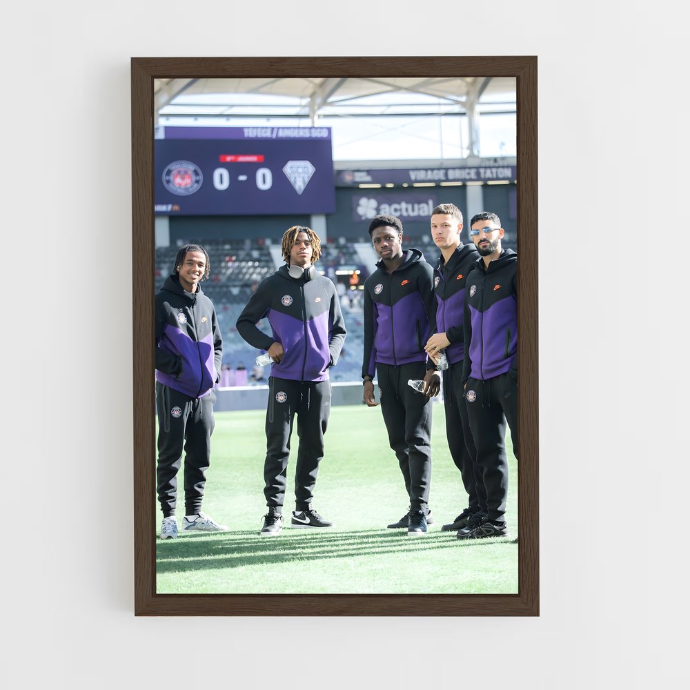 ap-toulouse fc-5 cadre Bois foncé