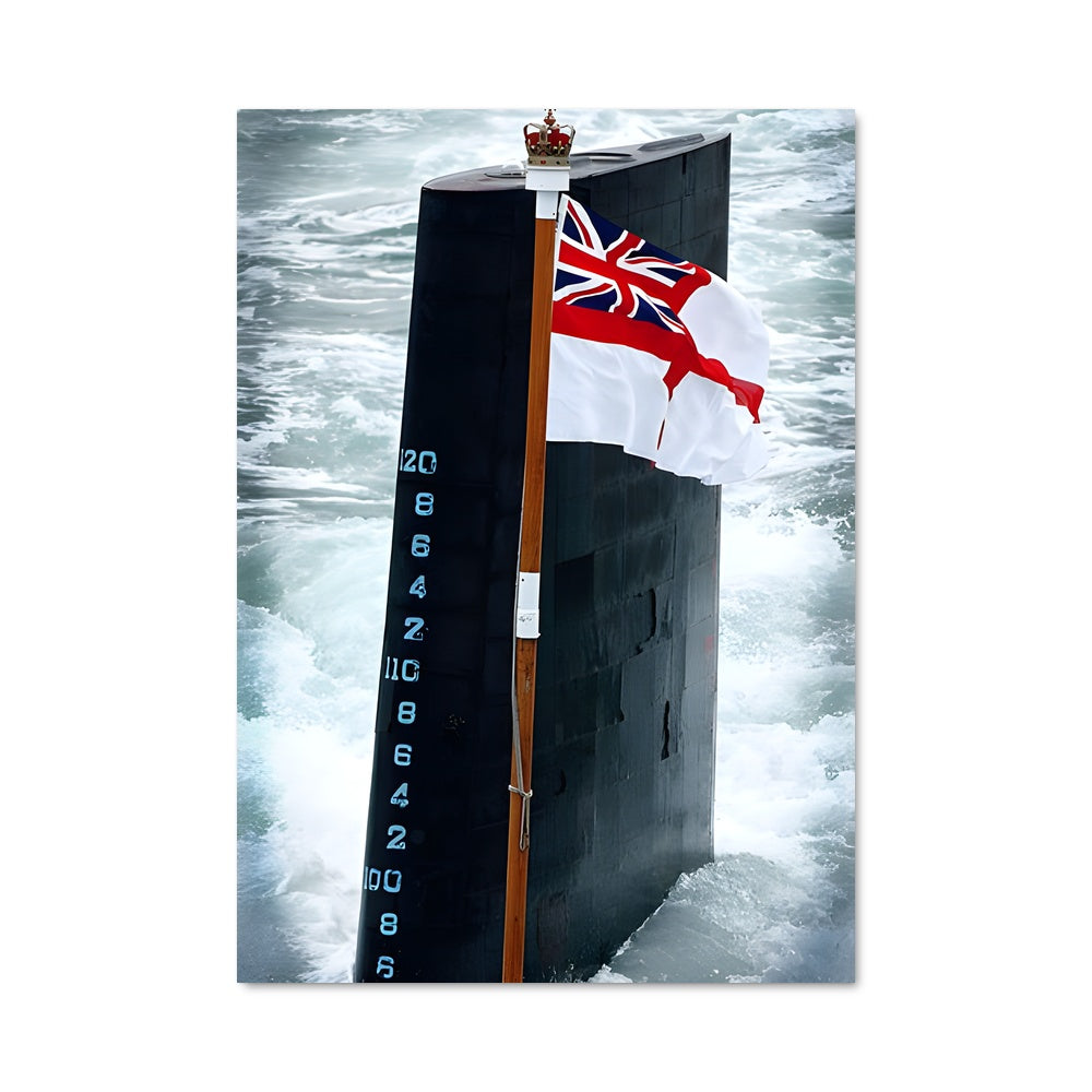 Poster Drapeau Sous-Marin