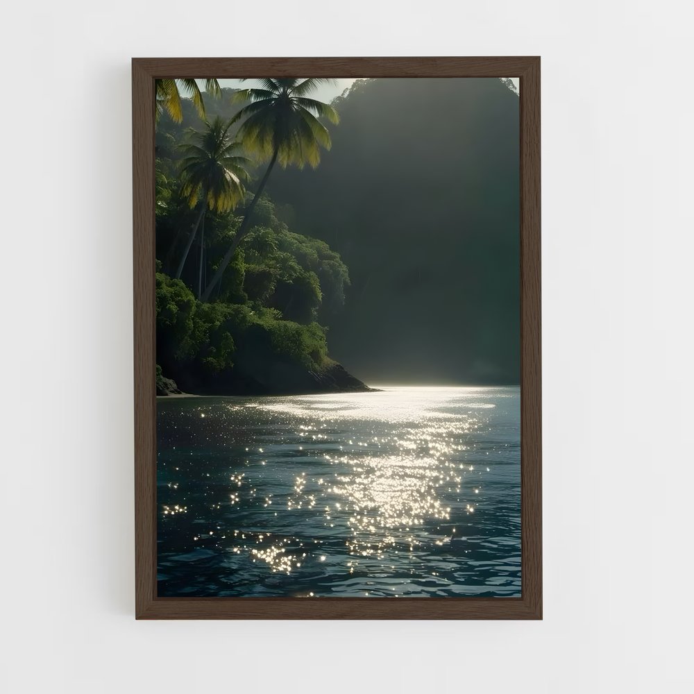 ap-tropical islands-7 cadre Bois foncé