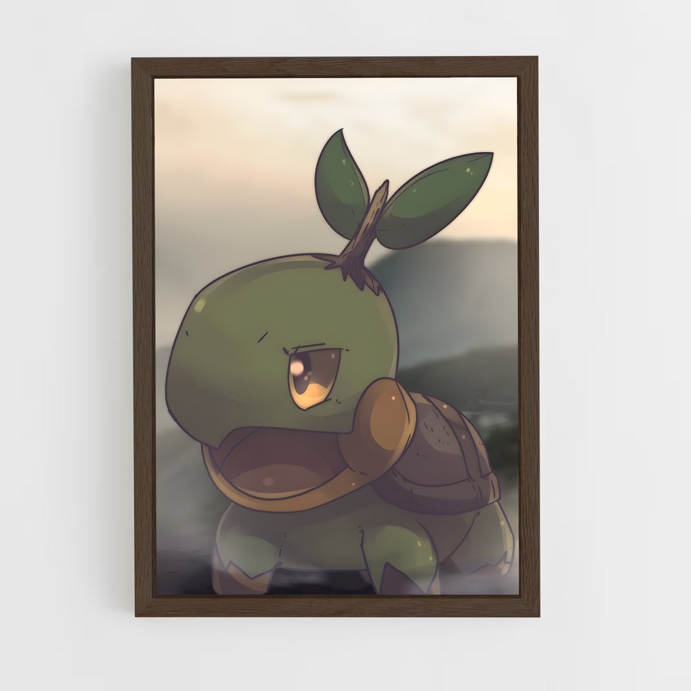 ap-turtwig-1 cadre Bois foncé