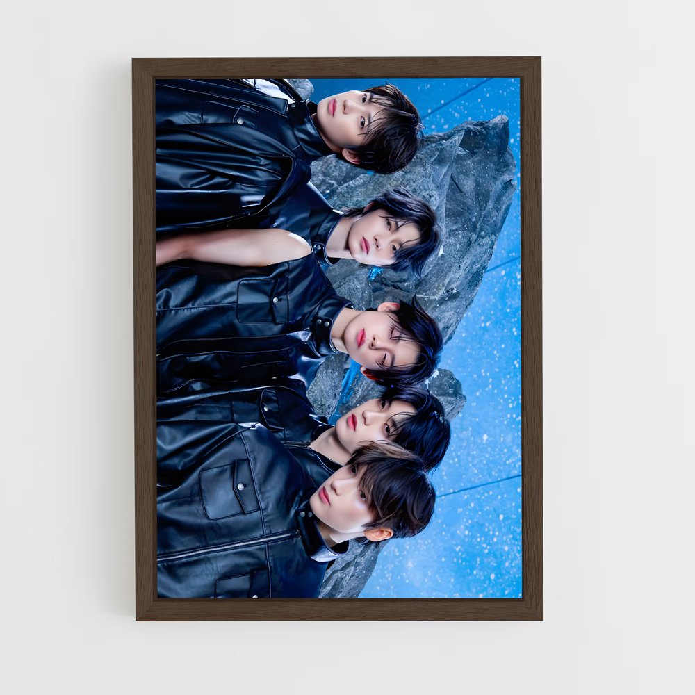 ap-txt-4 cadre Bois foncé